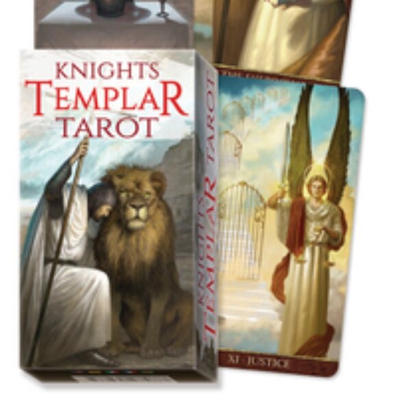 Knights Templar Tarot, Rider-Waite-Smith, divination, beginner deck, guidebook - Picture 1 of 5
